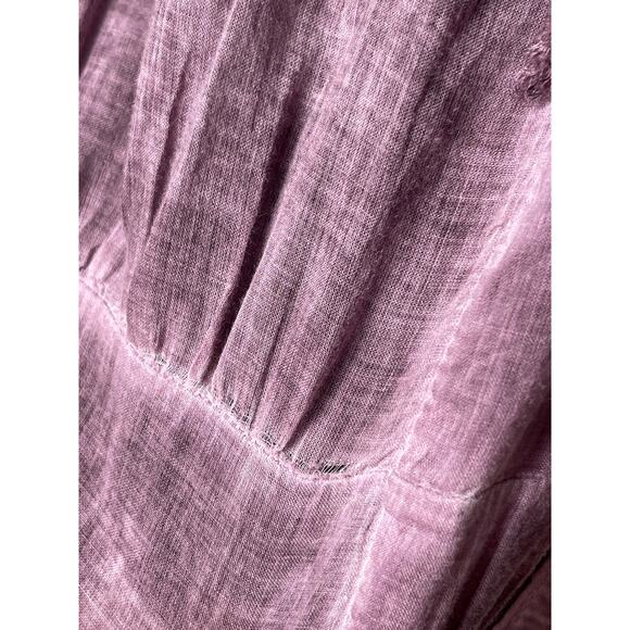 Degrade Women's 100% Linen Coastal Gauze Sheer Whimsical Lagenlook Fairy Set M/L - Picture 6 of 16